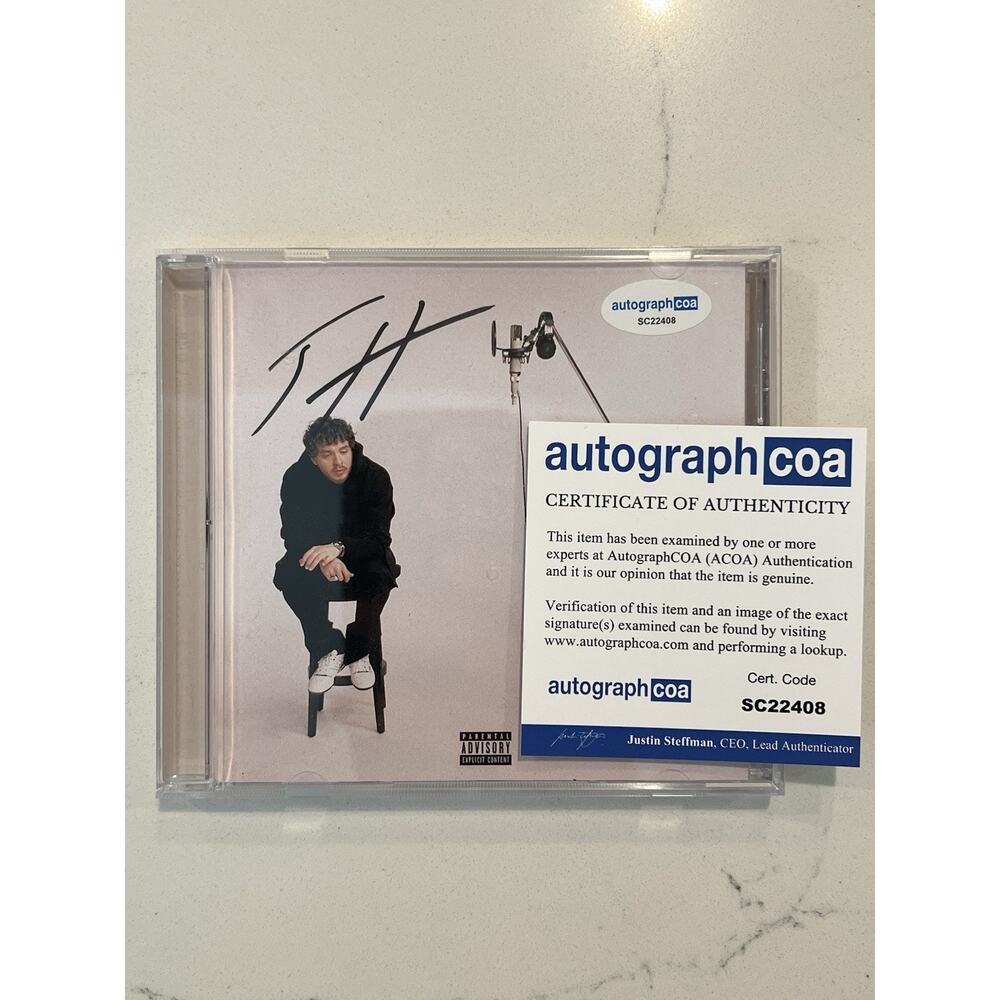 Jack Harlow SIGNED Come Home The Kids Miss You Autographed CD COA ACOA #6